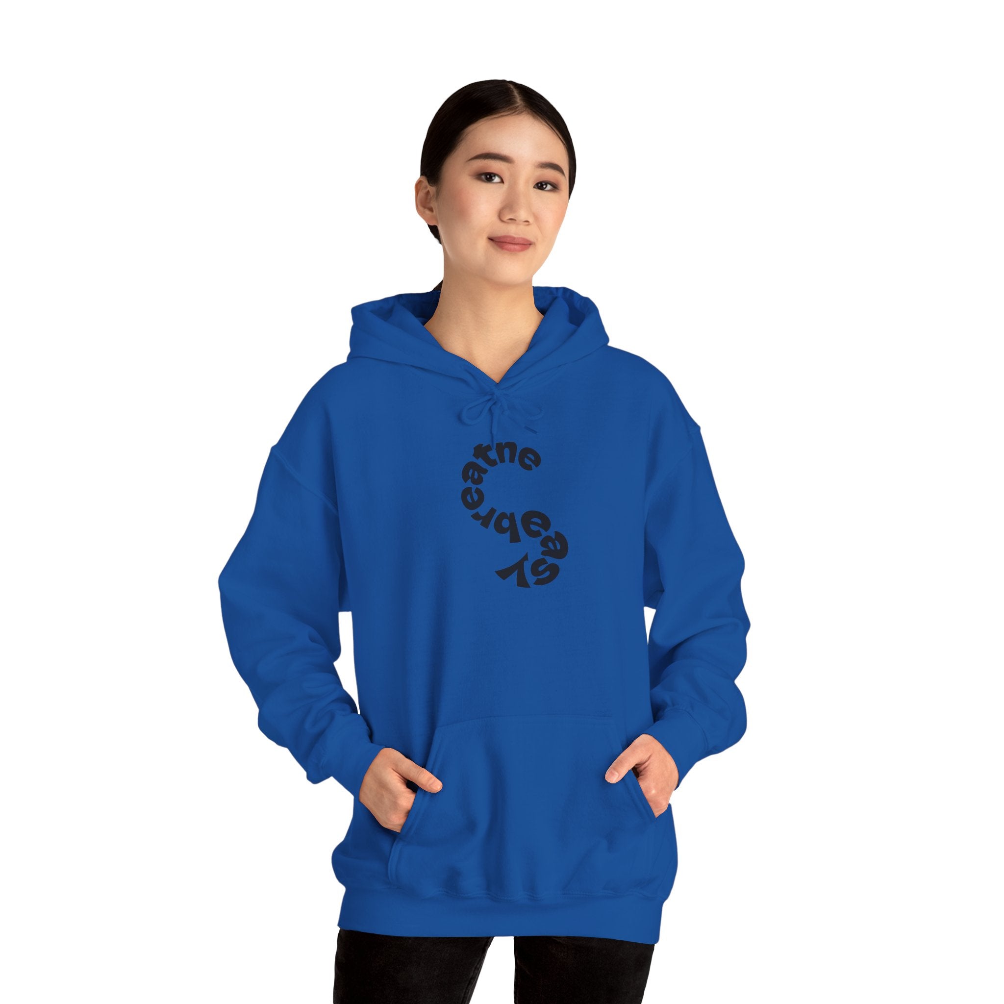 LittleLetters Unisex Cosy Hoodie - Breathe Easy